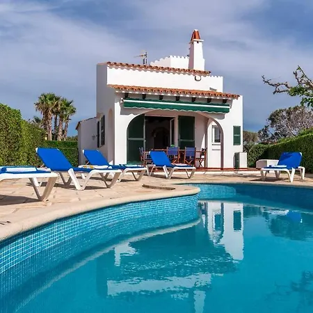 Menorcan Villa, Seaviews, Private Pool & Lush Yard Cala 'n Bosch Buitenkant foto
